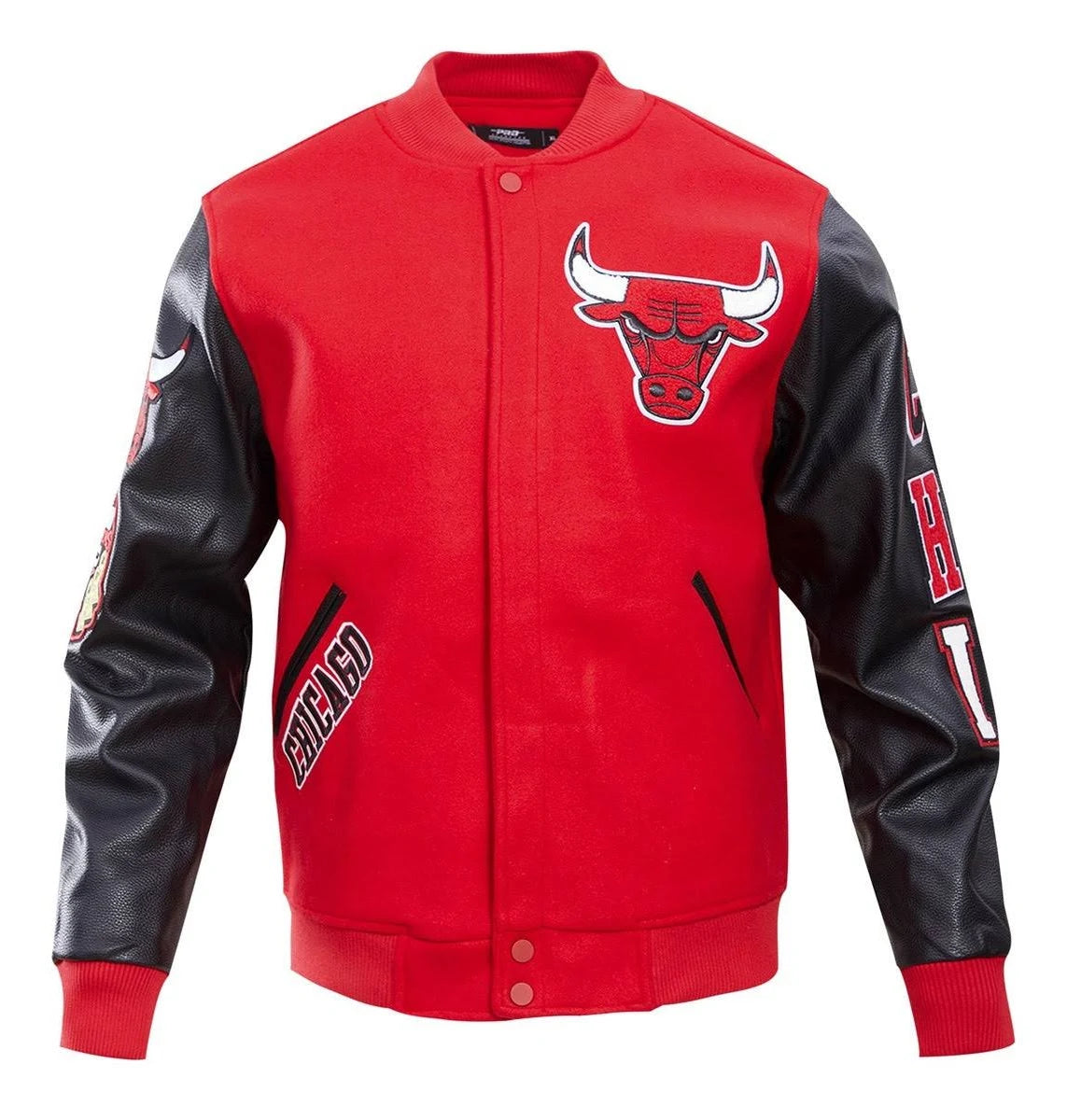 Pro Standard Men's Chicago Bulls Classic Wool Varsity Jacket