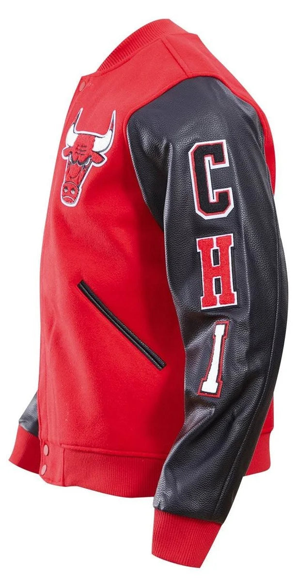 Pro Standard Men's Chicago Bulls Classic Wool Varsity Jacket