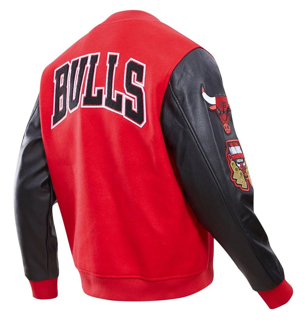 Pro Standard Men's Chicago Bulls Classic Wool Varsity Jacket