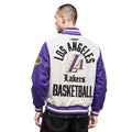 NBA LOS ANGELES LAKERS MODERN ORIGINALS MEN'S RIB WOOL VARSITY JACKET