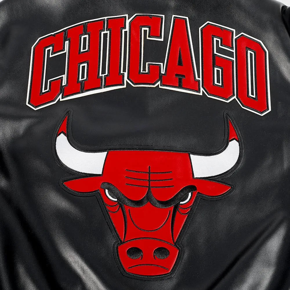 Pro Standard Men's NBA Chicago Bulls City Signature Leather Varsity Jacket