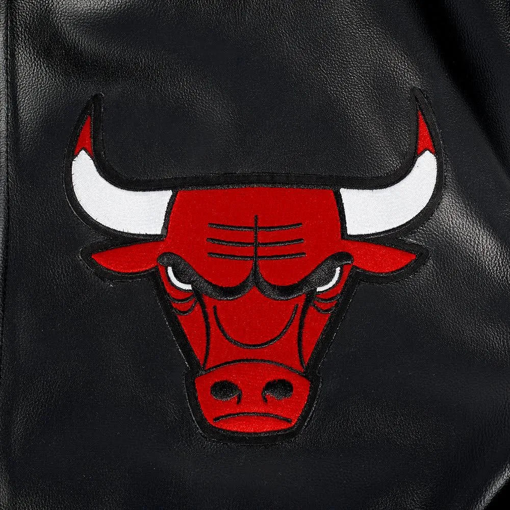 Pro Standard Men's NBA Chicago Bulls City Signature Leather Varsity Jacket