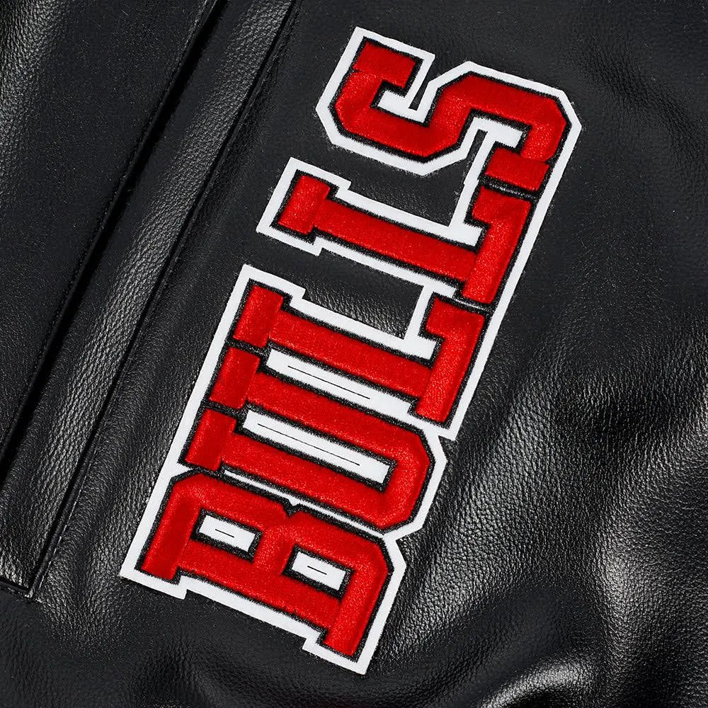Pro Standard Men's NBA Chicago Bulls City Signature Leather Varsity Jacket